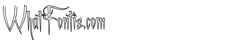 A Charming Font Outline