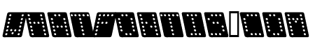 Domino bred kursiv
