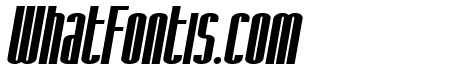 SF Iron Gothic Bold Oblique