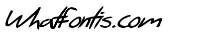 SF Scribbled Sans Bold Italic