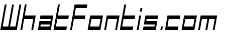 SF Square Head Condensed Italic