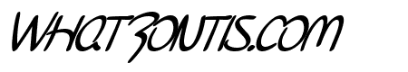 SF Burlington Script SC Bold Italic