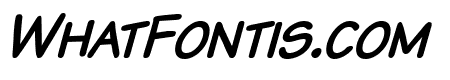 Komika Text Kaps Italic