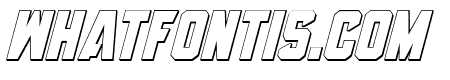 Anitlles 3D Italic