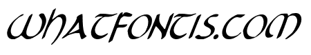 Tristram Condensed Italic