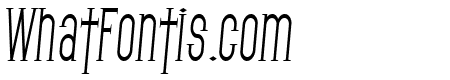 SF Gothican Condensed Italic