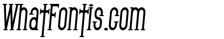 SF Gothican Condensed Bold Italic