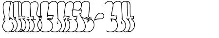 Throw-up Font