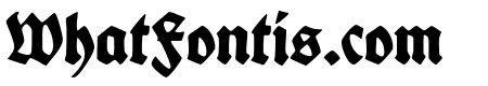 Fette deutsche Schrift
