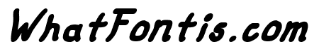 fat marker Italic