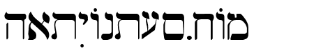 Hebrew Regular