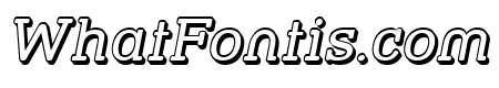 Street Slab - 3D Italic