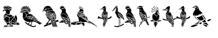 HFF Bird Stencil