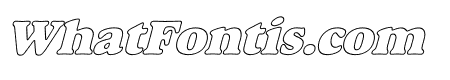 Alfredo Heavy Hollow Italic