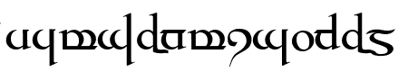 Tengwar Quenya Medium