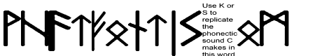Pauls Real Celtic Rune Font