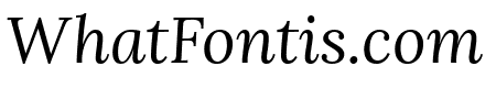 Lora Italic