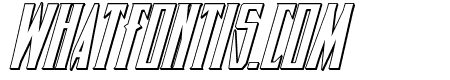 Timberwolf 3D Italic