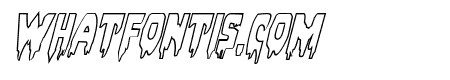 Bloodlust Outline Italic