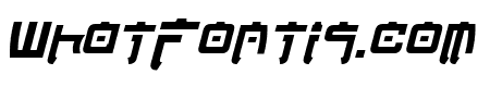 Nippon Tech Condensed Bold Italic