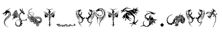 Tribal Dragons Tattoo Designs