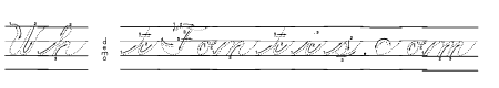 DmoZBCursiveArrowDotLine
