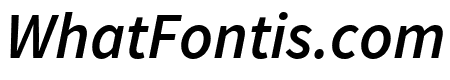 Source Sans Pro Semibold Italic