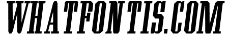Wood Block One Italic