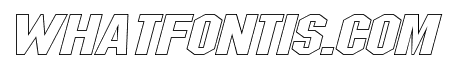 Blitzwing Extended Hollow Italic