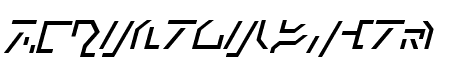 Modern Cybertronic Italic