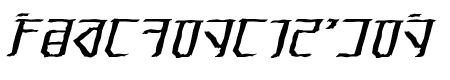 Exodite Distressed Italic