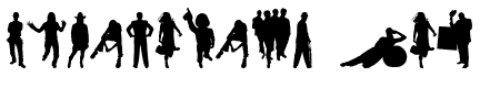 Human Silhouettes Free Six