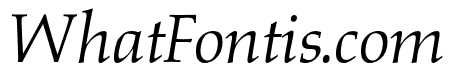 OPTIAlkas-Italic
