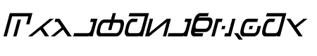 Green Martian Italic