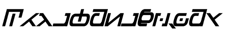 Green Martian Bold Italic