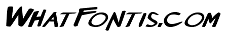 Manga speak 2 stocky Bold Italic