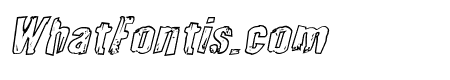 Quarrystone Outline Italic