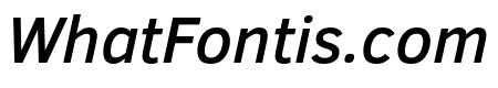 Clear Sans Medium Italic