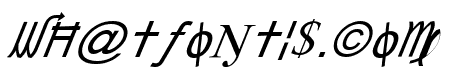 X-Cryption Italic