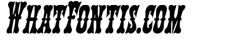 Texas Ranger Condensed Italic