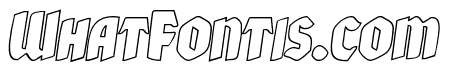 Xmas Xpress Outline Italic