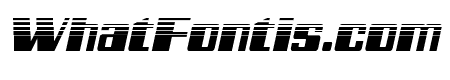 Galactic Storm Halftone Italic