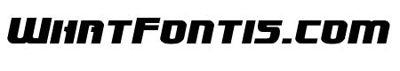 Speedwagon Expanded Italic