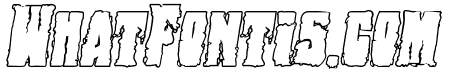 Bog Beast Outline Italic