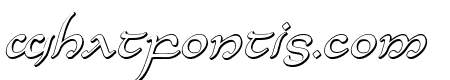 Half-Elven 3D Italic