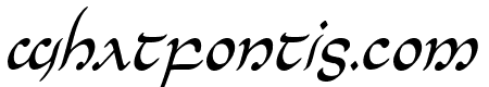 Half-Elven Condensed Italic