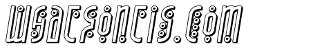 Underground Rose 3D Italic