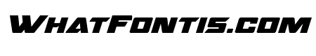 Oceanic Drift Bold Expanded Italic