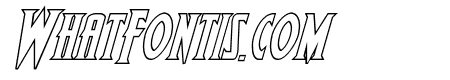 Wolf\\\'s Bane II Outline Italic