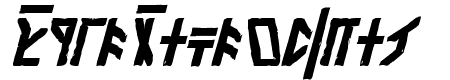 Olde Dethek Italic